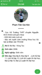 GIA SƯ TẠI VŨNG TÀU